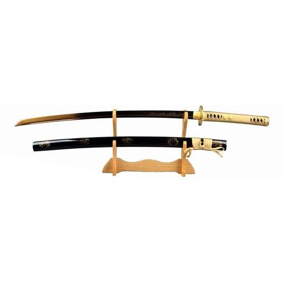 Japanese Sword Samurai Gold Dragon Katana