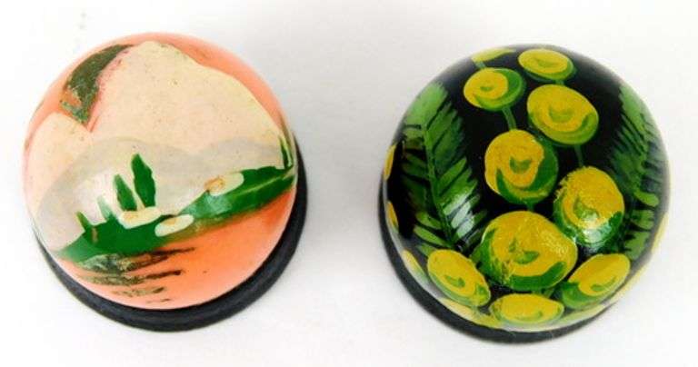 2 1920's French Molinard Concreta Perfume Solids