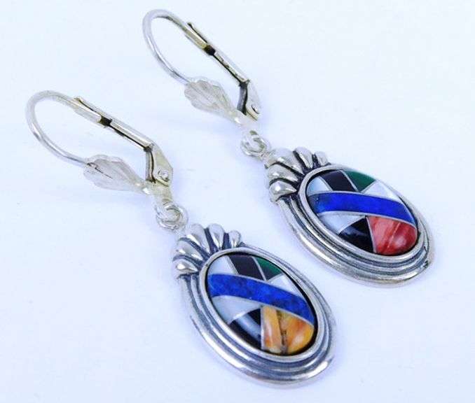 Carolyn Pollack Sterling Gemstone Earrings