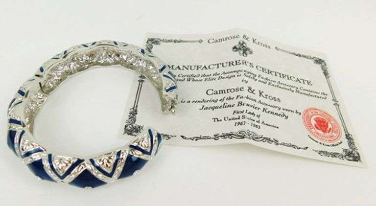 Camrose & Kross Jackie Kennedy Bangle Bracelet, MIB