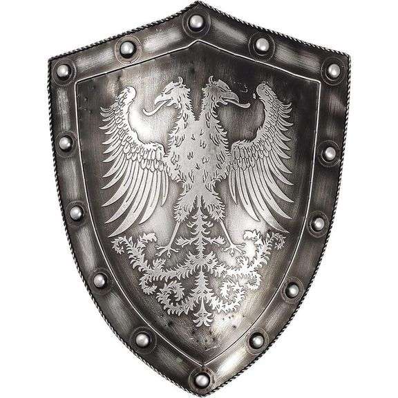 Medieval Roman Empire Iron Shield