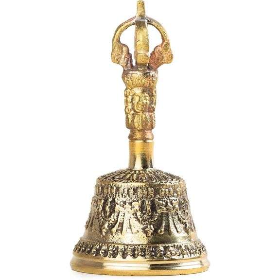 Handmade Mini Tibetan Bell Bajra Set