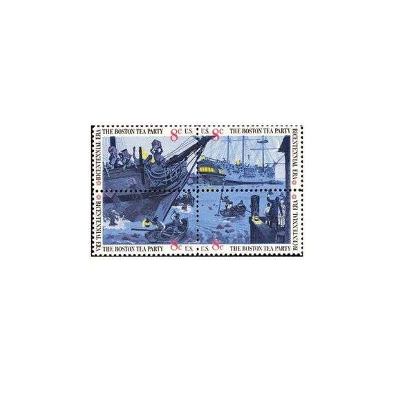 Boston Tea Party Coin and Stamp Collection