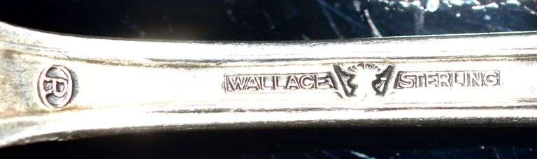 Classic Wallace Rose Point Sterling Flatware Service for 12