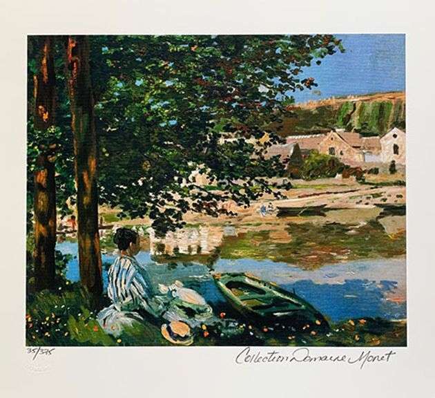 Claude Monet, The River, Signed by the Estate