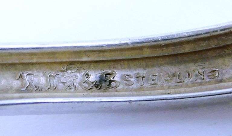 Antique Sterling Silver Baby Spoon, Engraved Lois