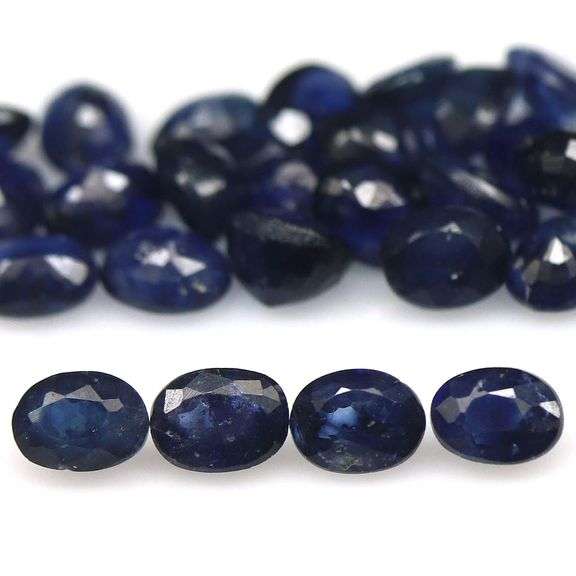 Heated only! 7.35ct Madagascar Sapphire set