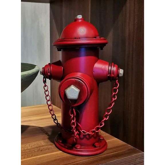 Classic Iron Fire Hydrant Coin Bank