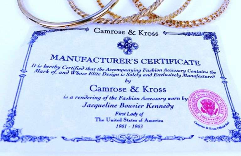 Camrose & Kross J. Kennedy 4 Bangle Bracelet Set
