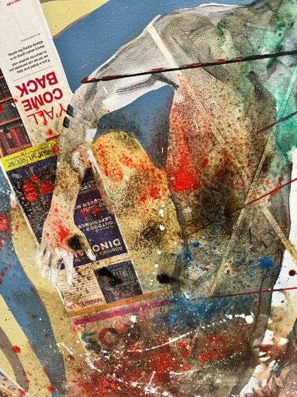 Abstracted Dancers Painting