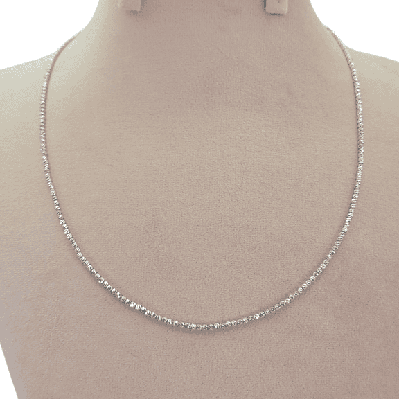 Platinum (850) - Diamond Cut Chain / Necklace - 6.28 Gram