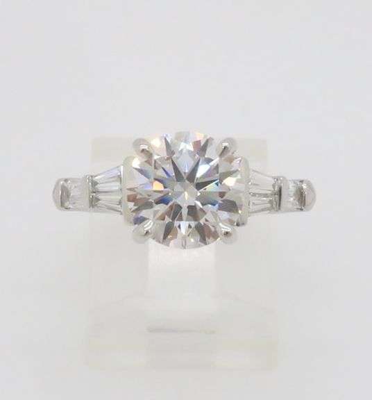 Certified 2.67CTW Lab Grown Diamond Ring