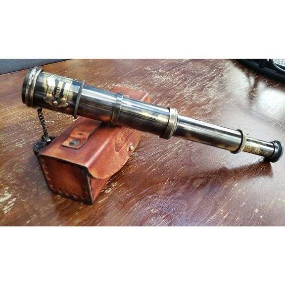 20-Inch Brass Pirate Spyglass Nautical Telescope