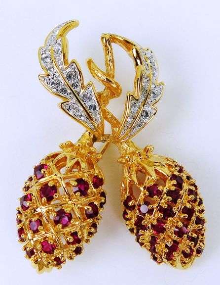 Camrose & Kross Jackie Kennedy Berry Brooch