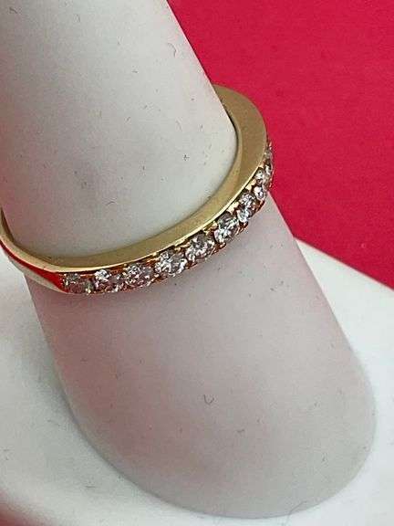 BRAND NEW 14K YELLOW GOLD DIAMOND BAND