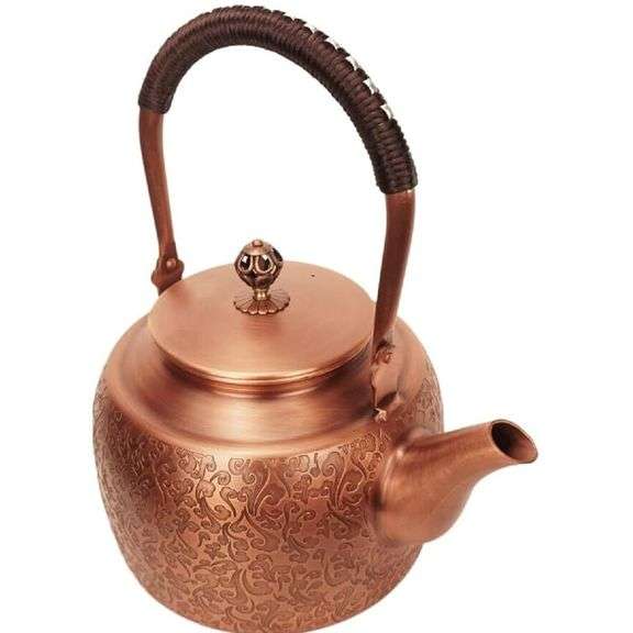 Handmade Pure Copper Stovetop Kettle