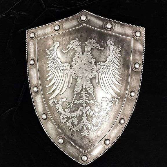 Medieval Roman Empire Iron Shield