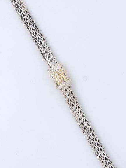 John Hardy Sterling Silver Woven Necklace