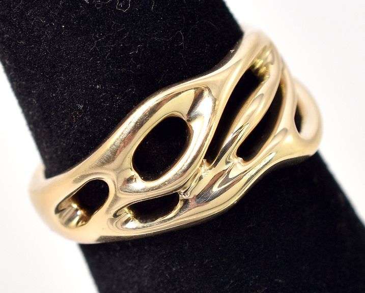 Creative 14K Yellow Gold Ring