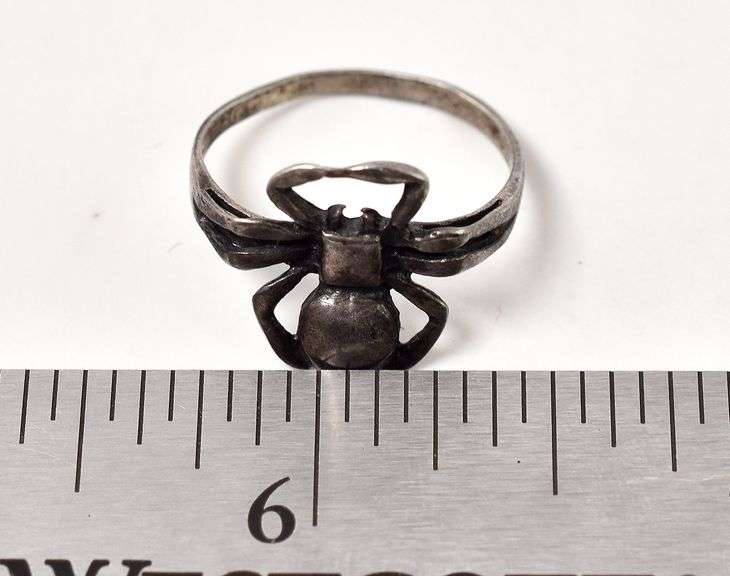Spider Ring in Sterling Silver