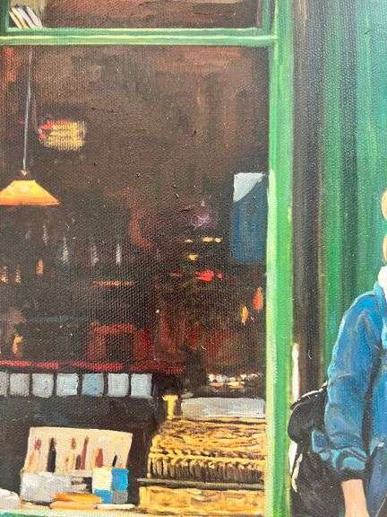 Chic Urban Figurative Painting