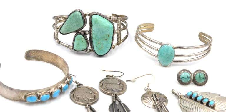 Group lot of Vintage 925 sterling silver mixed jewelry