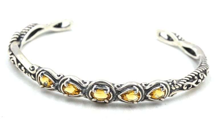 Lot of 3 Vintage 925 sterling silver bangles