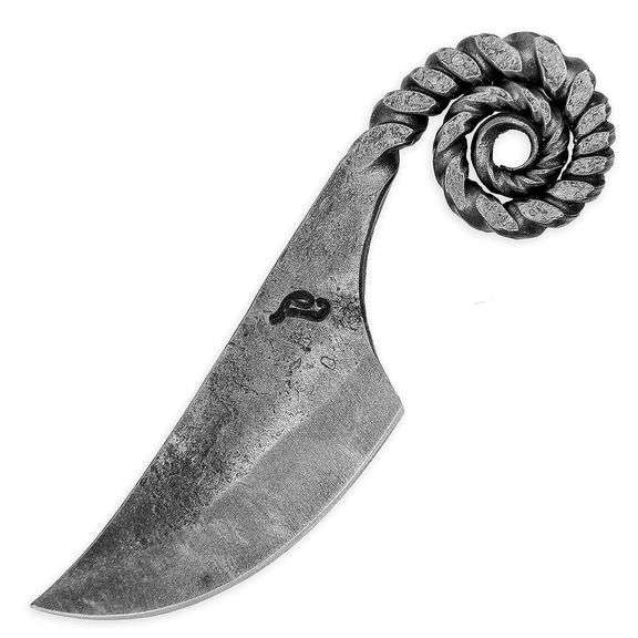 Hardened Hand-Forged Blade Knife with Genuine Leather Case