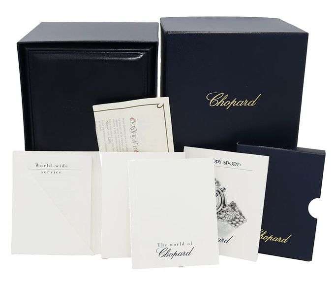 Chopard Happy Sport Classic 27/8236, 32mm, Round Quartz, Stainless Steel Ladies Watch W/Box and Pape