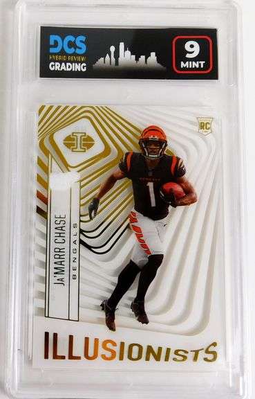 Ja'Marr Chase Graded 2021 Panini Football Card