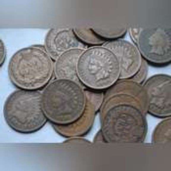 50 1880-1900 Era Indian Cents