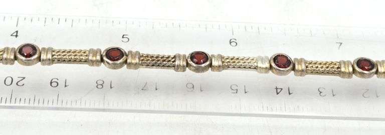 Group lot of 5 Vintage 925 sterling silver bracelets