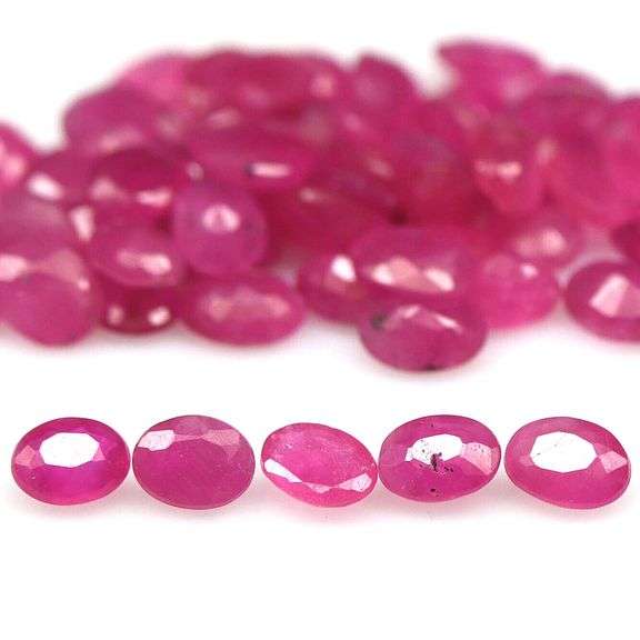 Rare heated only 10.77ct Ruby set from Madagascar