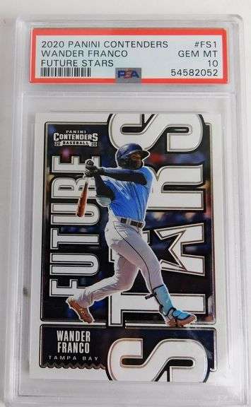 Wander Franco Future Stars Baseball Card, 10 GEM MT,