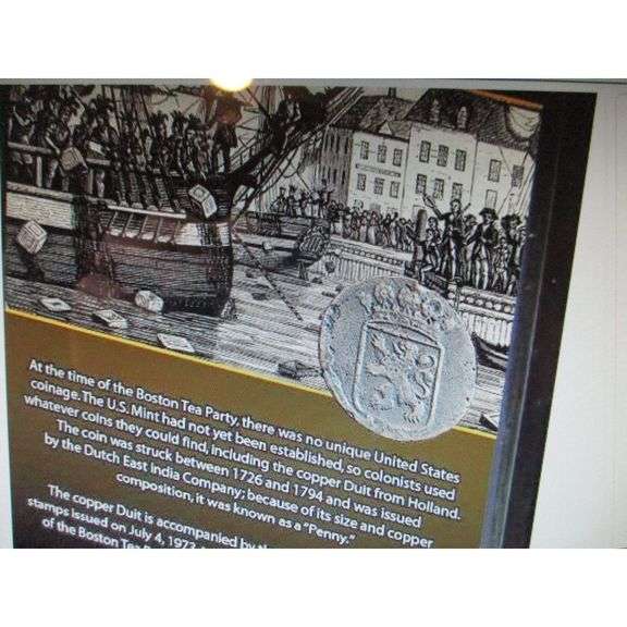Boston Tea Party Coin and Stamp Collection