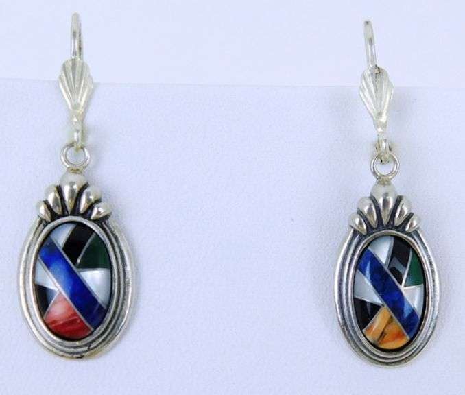 Carolyn Pollack Sterling Gemstone Earrings
