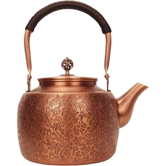 Handmade Pure Copper Stovetop Kettle