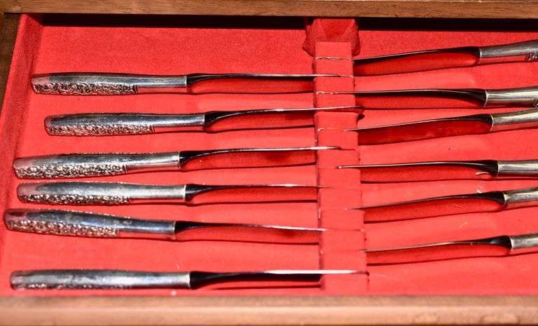 Phenomenal Set of Towle Contessina Sterling Flatware