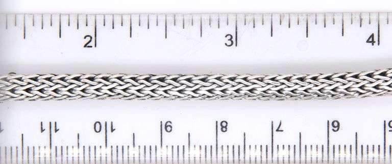 John Hardy Sterling Silver Woven Necklace