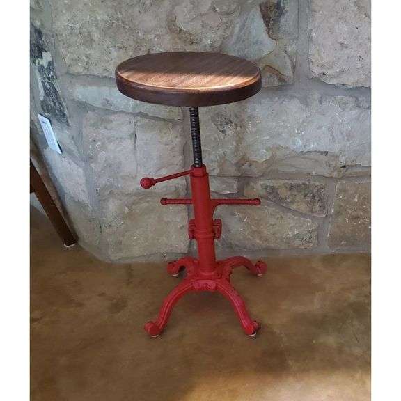 Retro Americana Industrial Farm Tractor Stool
