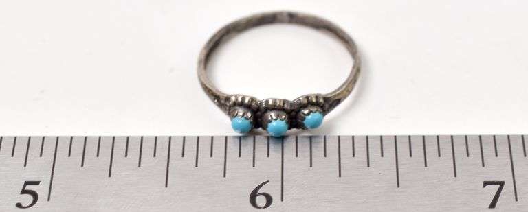 Turquoise Gemstone Ring in Sterling Silver