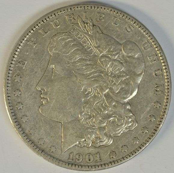 Very scarce 1901-P Morgan Silver Dollar in nice XF