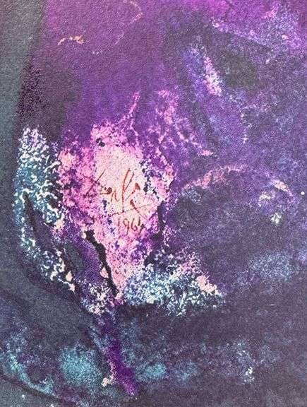 Highly Collectible and Rare Salvador Dali Original Llithograph from the 'Biblia Sacra' Suite