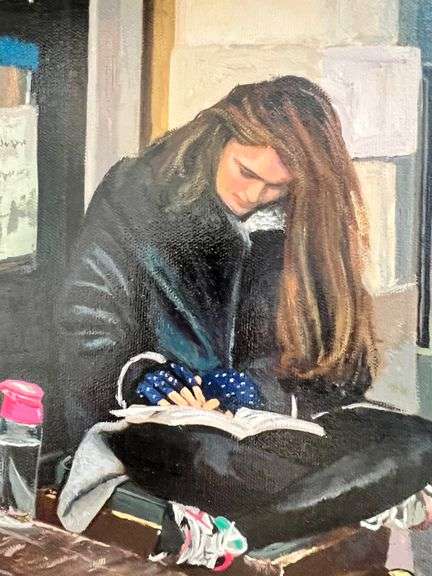 City Coffee Shop Painting