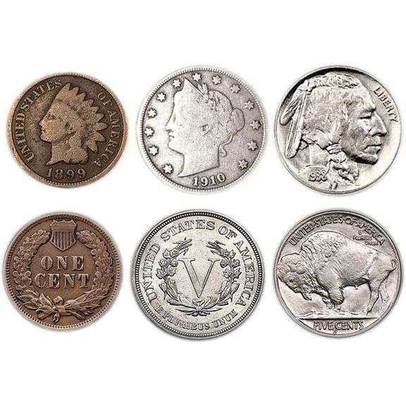 Old American Coins 1859 Collection