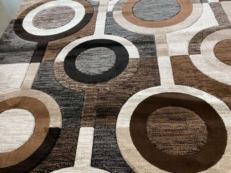 Artistic Carved Modern Design Area Rug 8x11