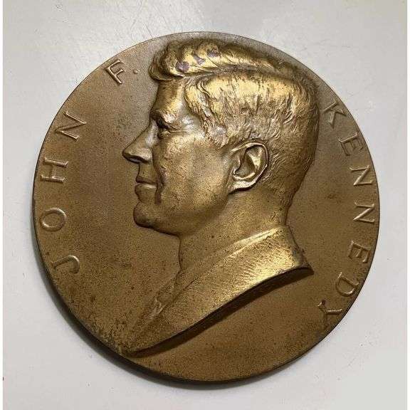 Rare Vintage John F. Kennedy 1961 Presidential Inaugural Bronze Medal