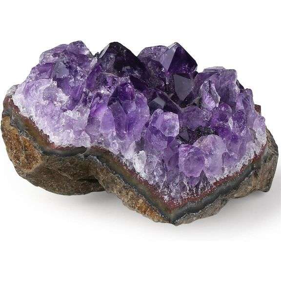 Amethyst Crystal Cluster Natural Healing Geode