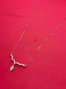 BRAND NEW 14K WHITE GOLD DIAMOND NECKLACE