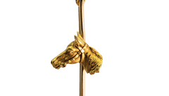 Vintage Horse Pin Brooch - 18K (750) Yellow Gold 7.8 Grams